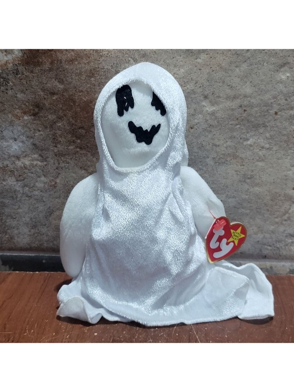 Ty Beanie Baby Sheets the Ghost Plush Toy 1999